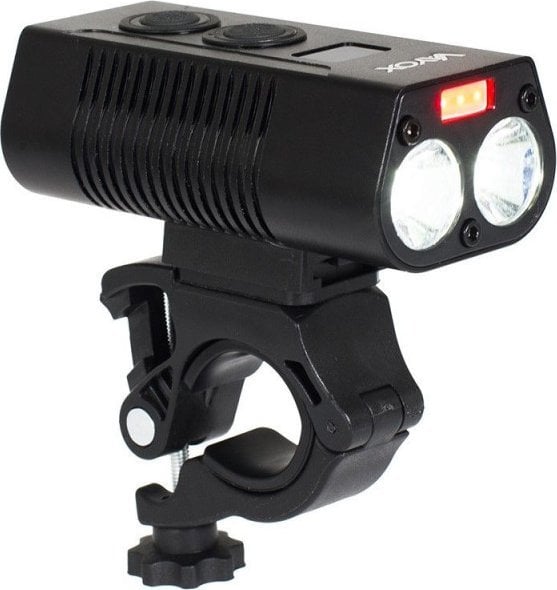 Vayox Vayox VA0045 2in1 Bicycle and Scooter Super Bright 15W XML COB LED Light with Frame Fixation IPX6 750lm 200 Meters Black