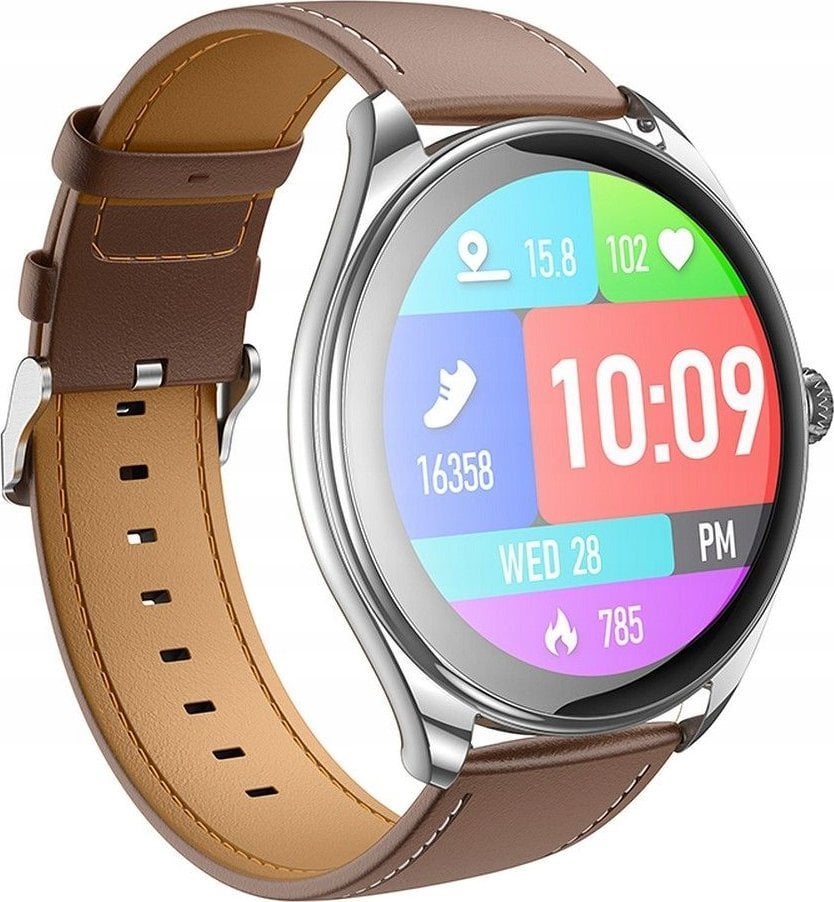 Smartwatch Hoco HOCO smartwatch z funkcją rozmowy AMOLED Y22 srebrny