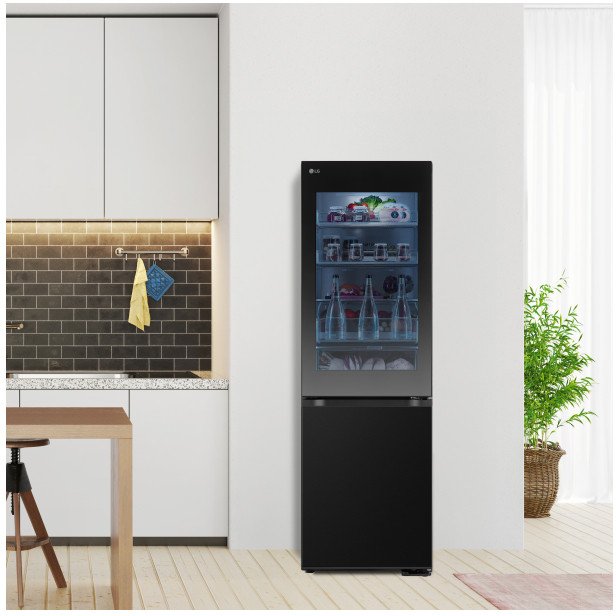 Lodówka LG GBG5160CEV Black Steel