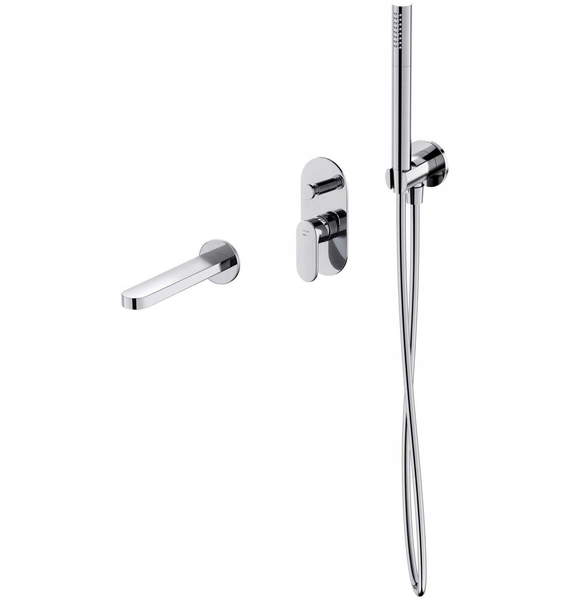 Cersanit SET B725 Zestaw wannowy podtynkowy CREA chrom (S952-035)