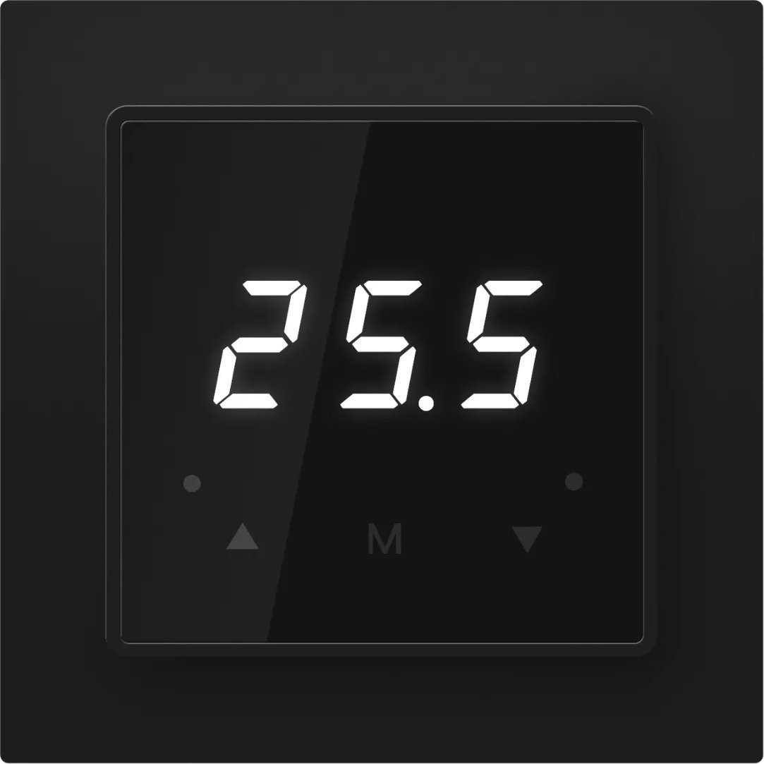 Regulator programowalny TVT 33 (czarny) WiFi, zdalne sterowanie aplikacją, czarnyOgrzewanie podłogowe