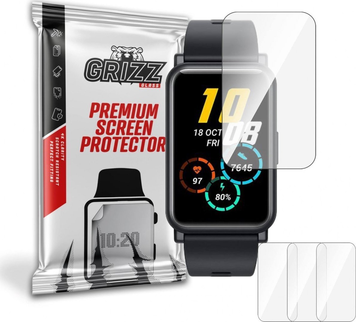 GrizzGlass Folia hydrożelowa Grizz Honor Watch ES