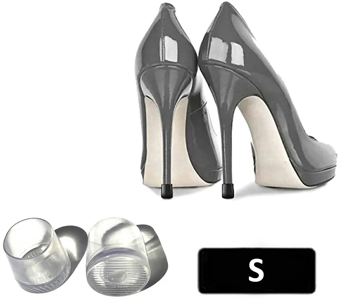 AG836F Osłonki na obcasy roz. s bezbarwny