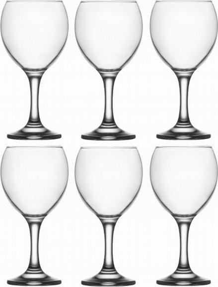 Kadax KADAX Kieliszki Do Wody Wina 260ml Komplet 6szt