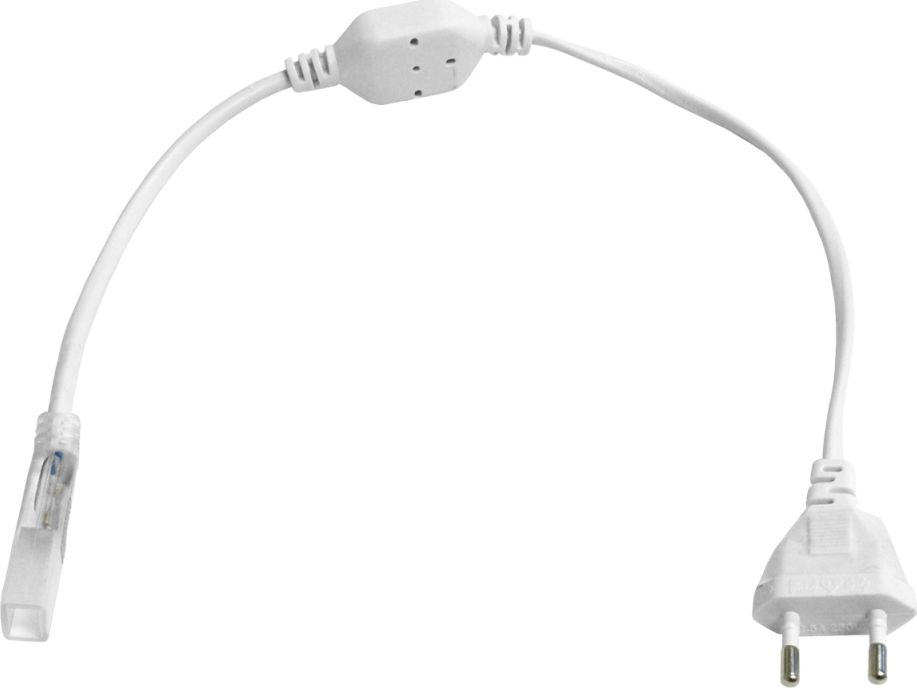 Art ART Wtyczka z przew.50cm do paska LED 230V,do 50m+łącznik+zaś+5 uchw