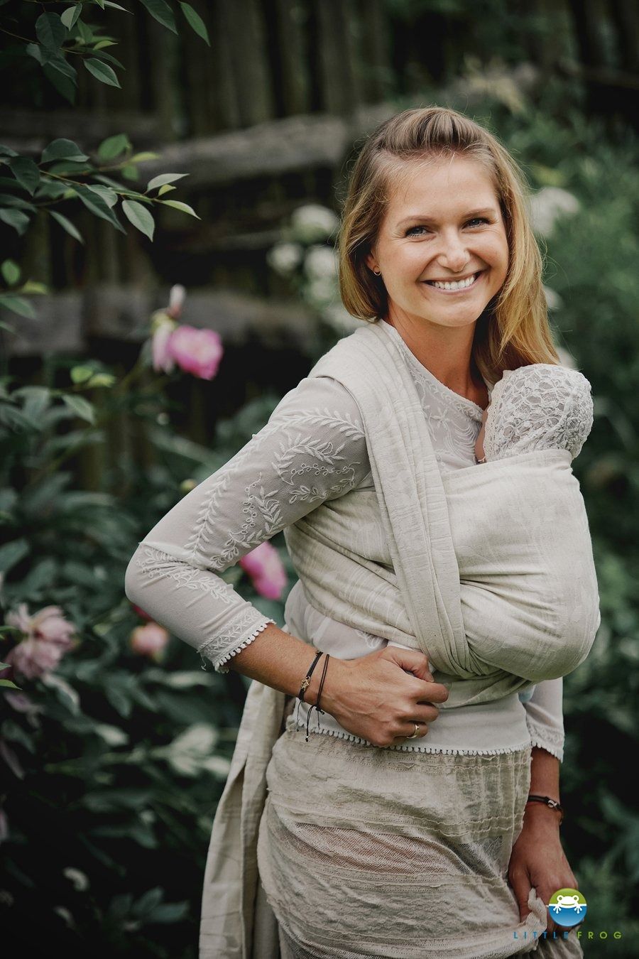 Little Frog Chusta żakardowa Little Frog - Summer Meadow 3,6 m