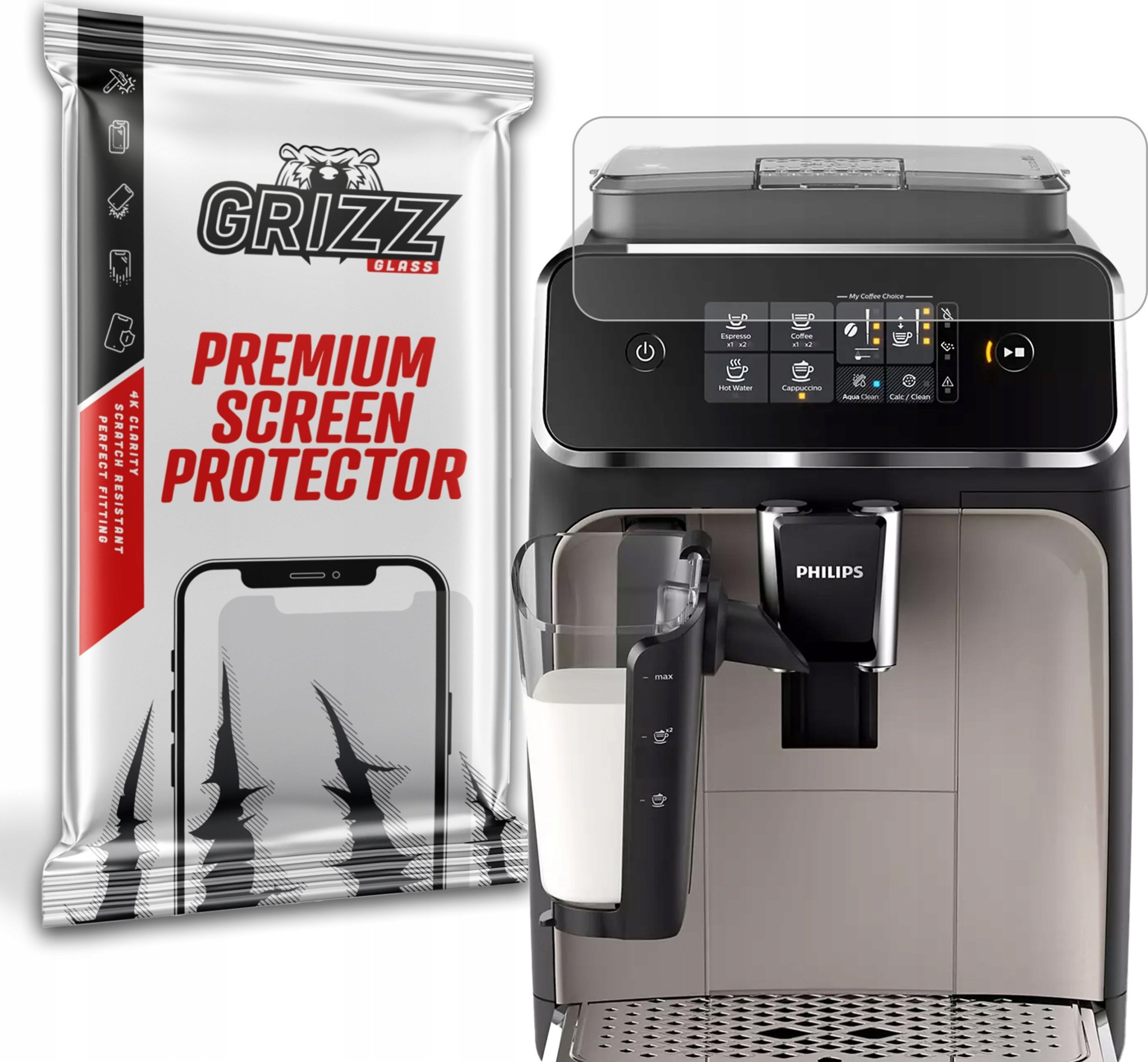 GrizzGlass Folia matowa GrizzGlass PaperScreen do Philips LatteGo 2200