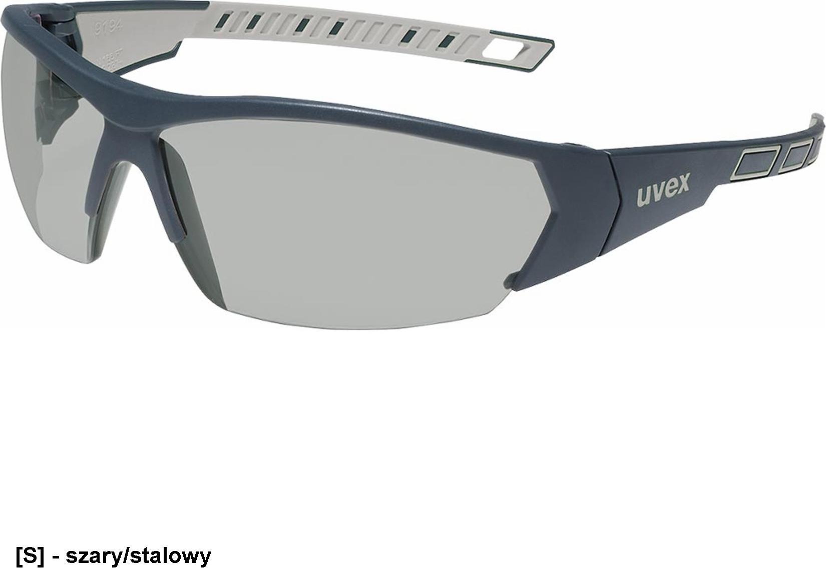 Uvex UX-OO-WORKS - transparentne okulary ochronne, filtr UV 400, niezaparowująca powłoka, klasa optyczna - żółty