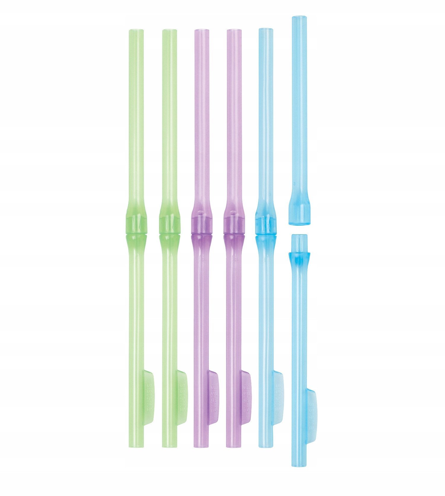 Sistema - Reusable Straws 6Pack