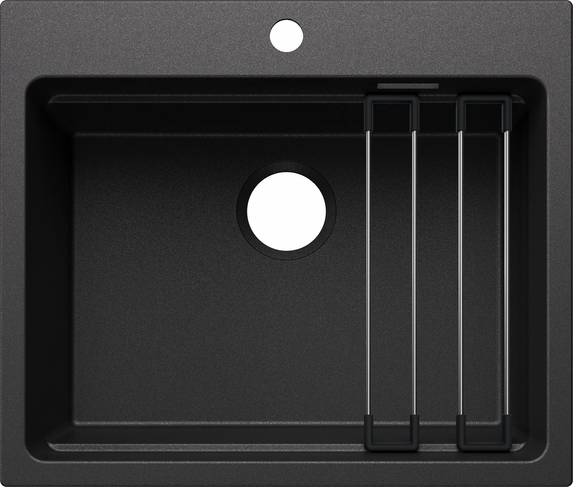 Zlewozmywak Blanco BLANCO ETAGON 6 Silgranit antracyt, bez armatury, szyny