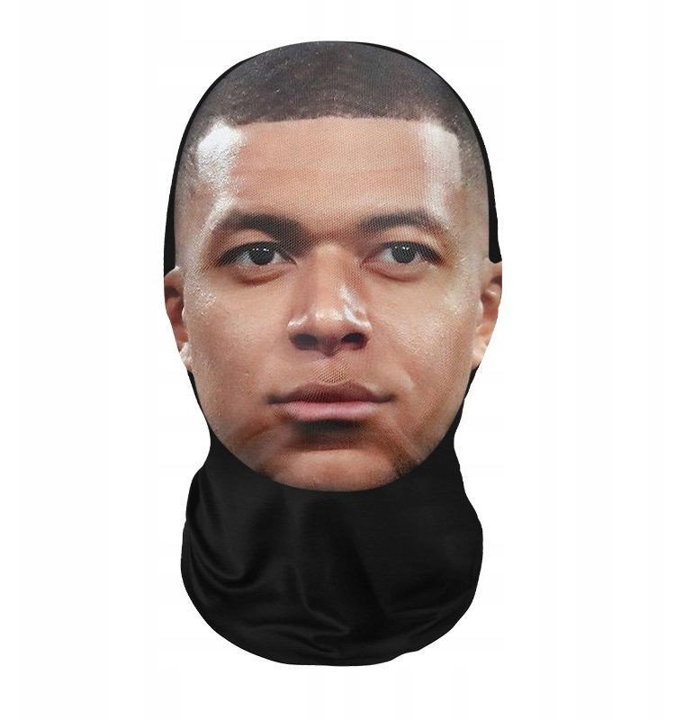 Kominiarka MASKA IMPREZA Narty Motor MIKROFIBRA NADUK 3D COSPLAY Mbappe