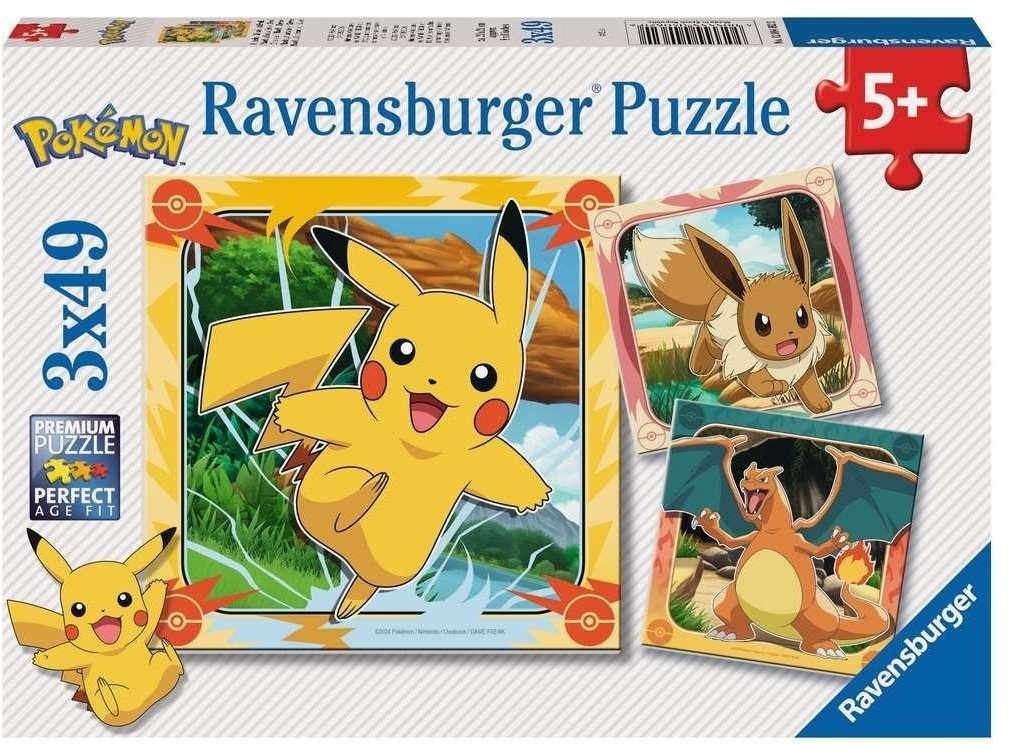 Puzzle 3x49 Pokemon