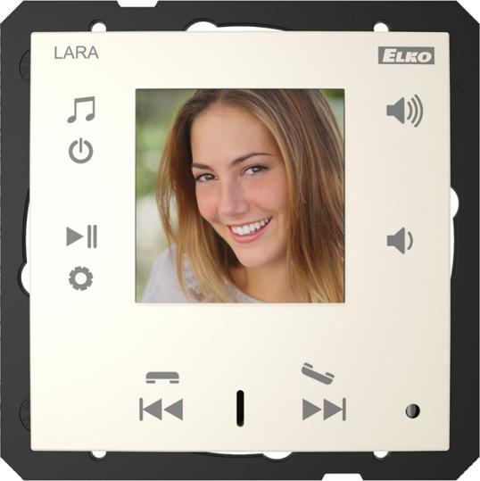 ELKO EP Wideodomofon intercom LARA-IC/PE perłowy, design LOGUS90, EFAPEL, ELKOEP, iNELS, TPE, PE, AQUARELLA