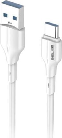 Beline Kabel 25W USB-A/USB-C 1m biały/white BLNCWC01