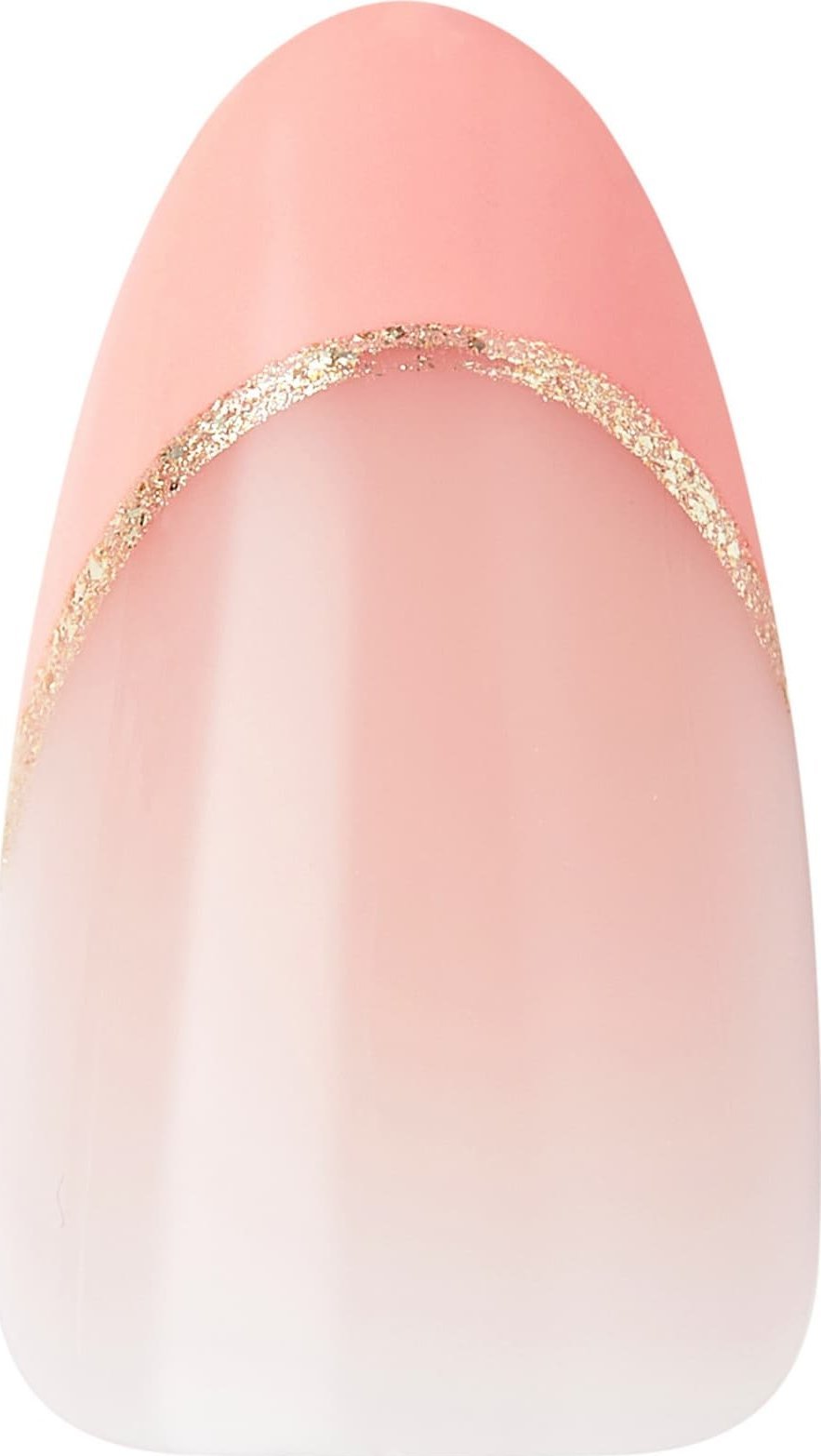 Kiss KISS Sztuczne paznokcie na klej Voguish Fantasy French, Pink French Tips, Medium, Almond Shape