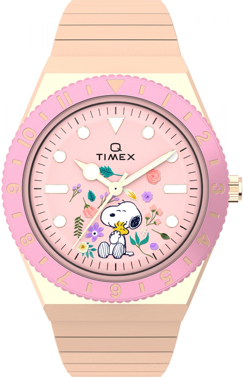 Zegarek damski Timex TW2W83800 różowe złoto