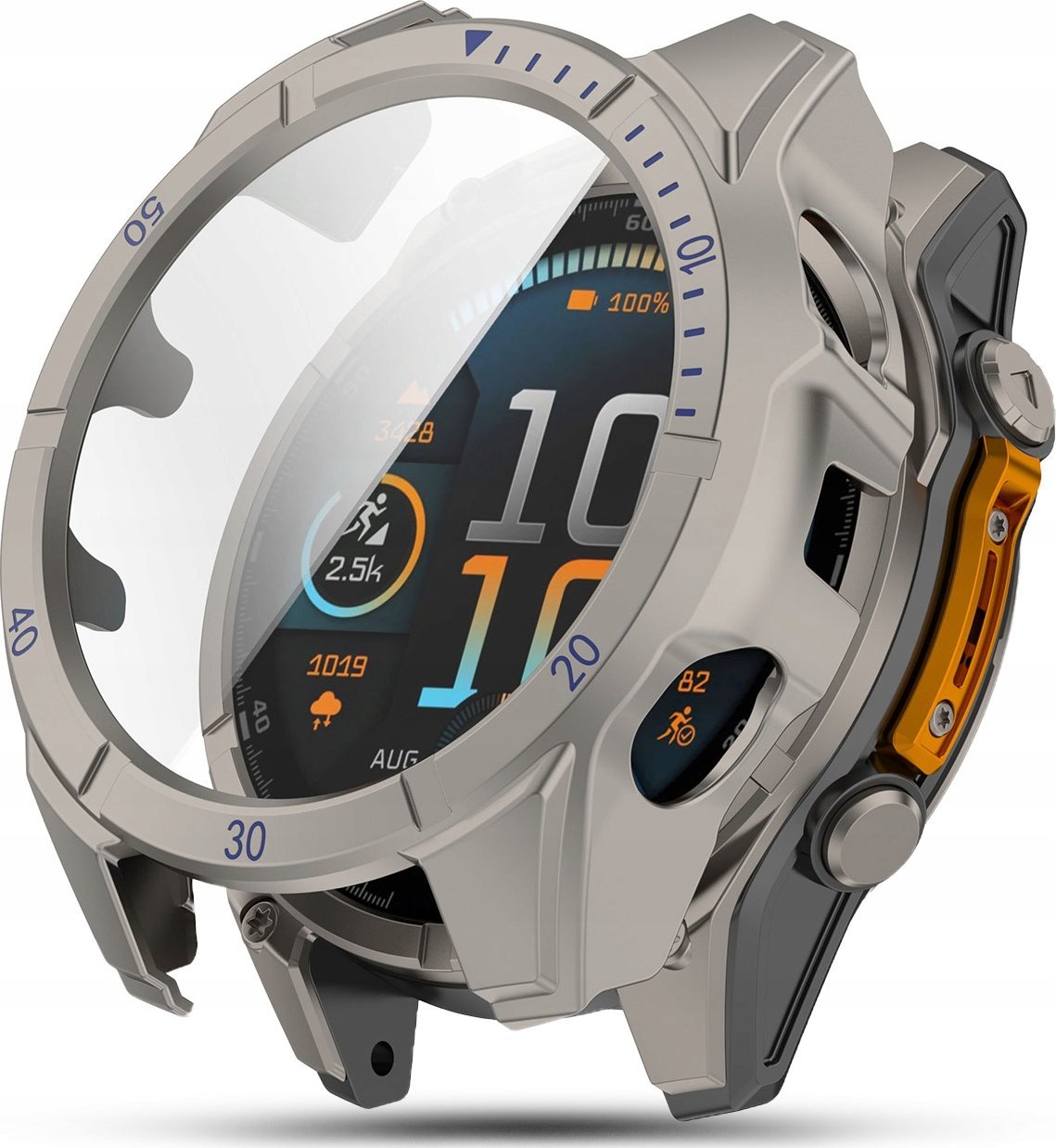ETUI OCHRONNE 2w1 SZKŁO HARTOWANE do Garmin Fenix 8 - 51mm OCHRONA KOPERTY
