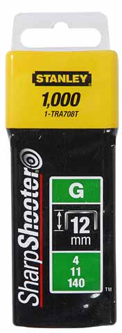 Stanley Zszywka typu G 4/11/140 12mm 1000szt. (TRA708T)