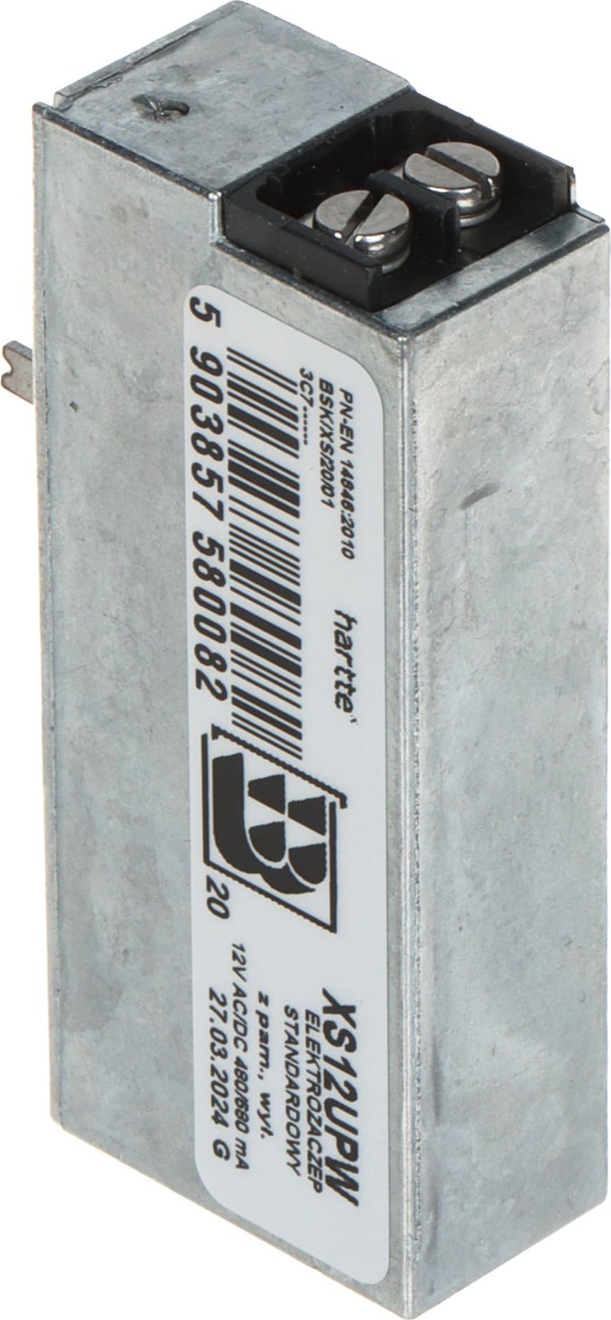 ZACZEP ELEKTROMAGNETYCZNY XS12UPW Hartte BIRA