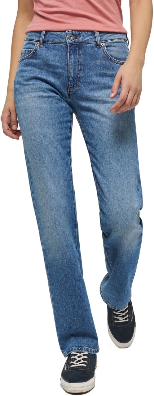 Mustang džinsai moterims, mėlyni