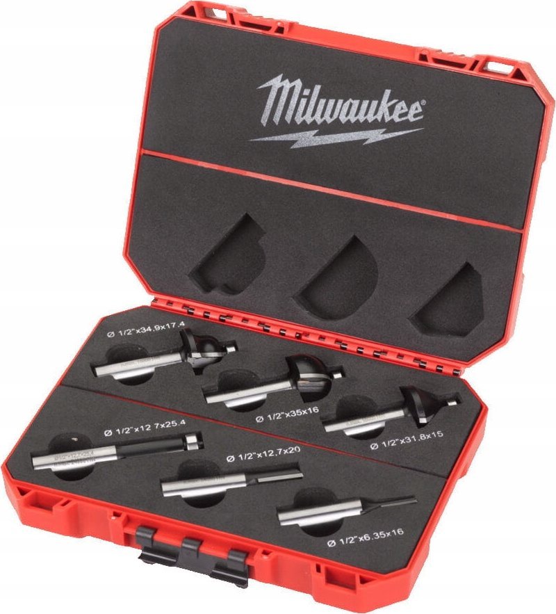 Milwaukee MILWAUKEE FREZY DO DREWNA 12,7mm KOMPLET 6szt.