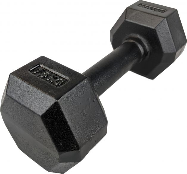 Kawmet ‎‎Hantel Hex żeliwny 1 x 7.5 kg