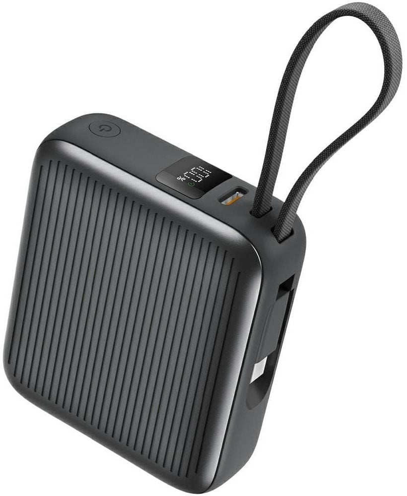 PowerBank Energea Integra Mini 35 10000mAh kabel USB-C PD35W szary