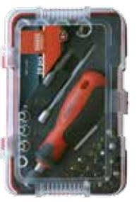 Modeco Multiwkrętaki z grotami i nasadkami 39elementów - MN-14-205