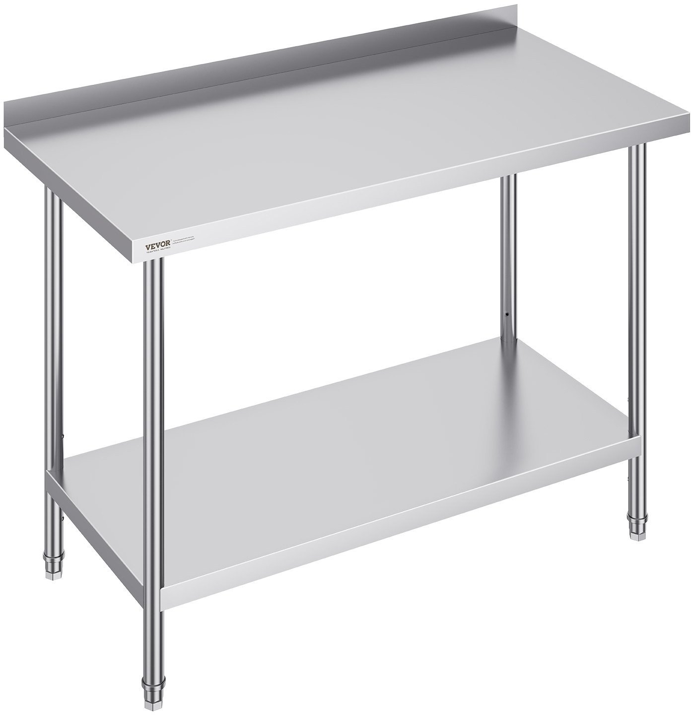 Stół gastronomiczny nierdzewny 60x122cm blat roboczy z półką do restauracji