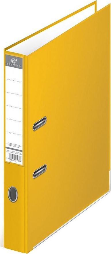 Segregator Interdruk 2-ringowy A4 50mm żółty (394096)