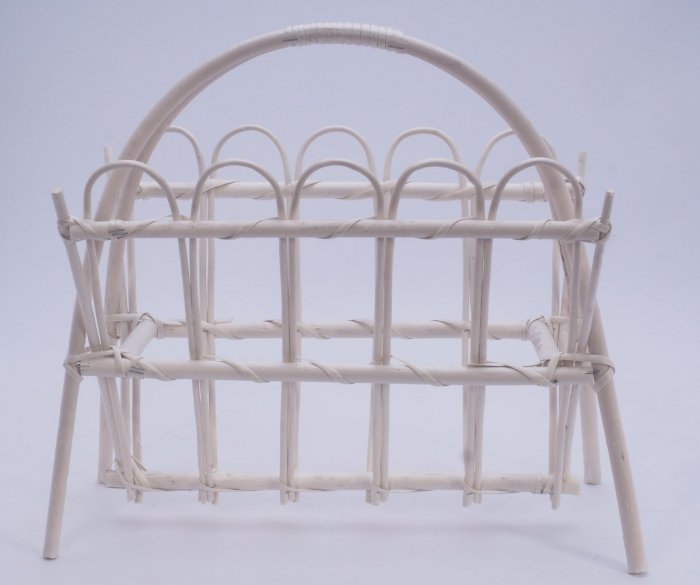 Wnuk Stojak na gazety (Biały/43cm)