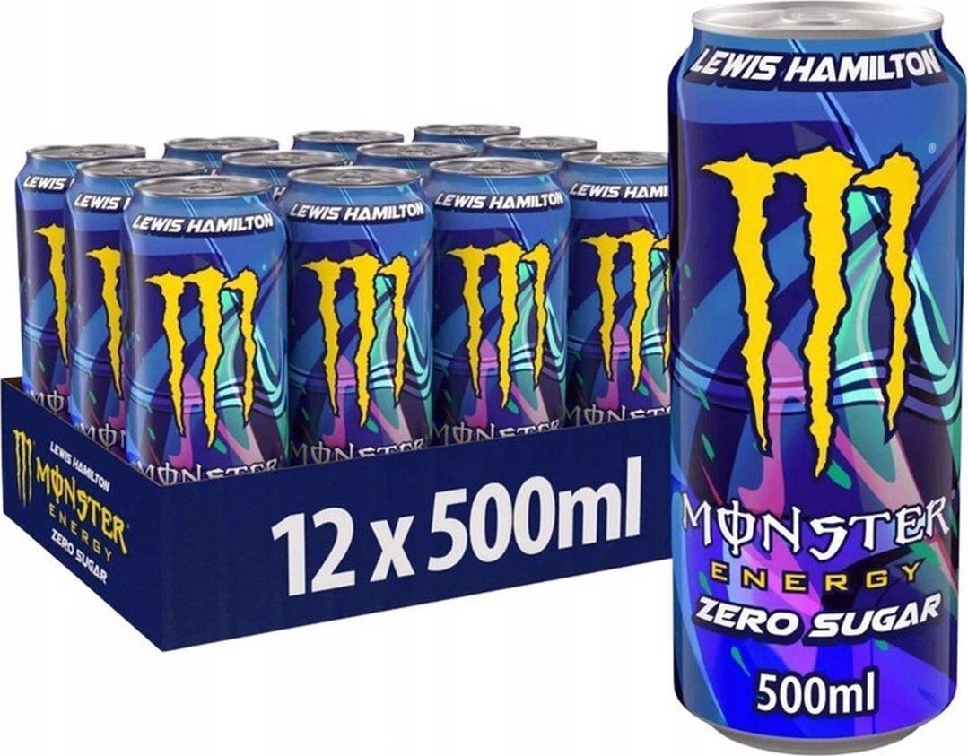 Monster Monster Energy Lewis Hamilton Zero Cukru 500 ml x 12 sztuk