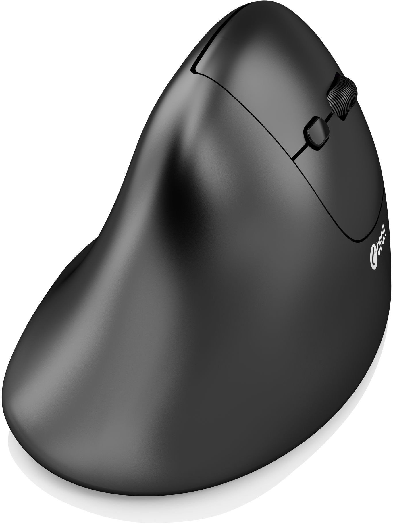 C-TECH Myš VEM-12, Vertikální, Bezdrátová, černá