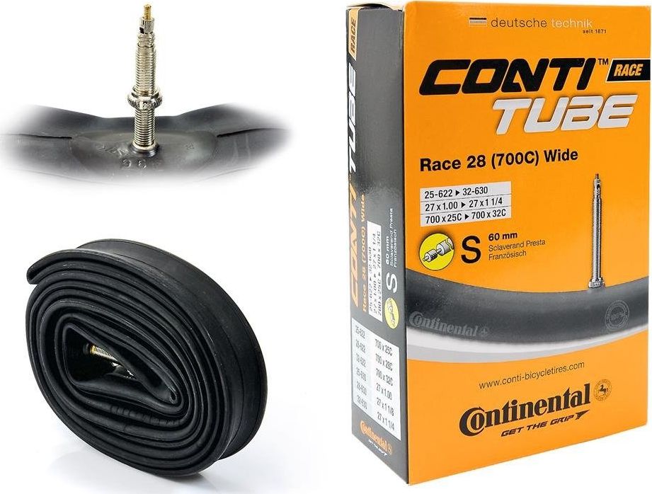 Continental Dętka Continental Race Wide 28" x 1,0" - 1,25" wentyl presta 60 mm uniwersalny