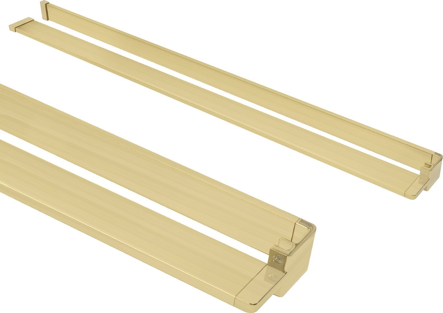 Rea Wieszak na ręczniki Półka EVO złoty szczotkowany na ścianki prysznicowe