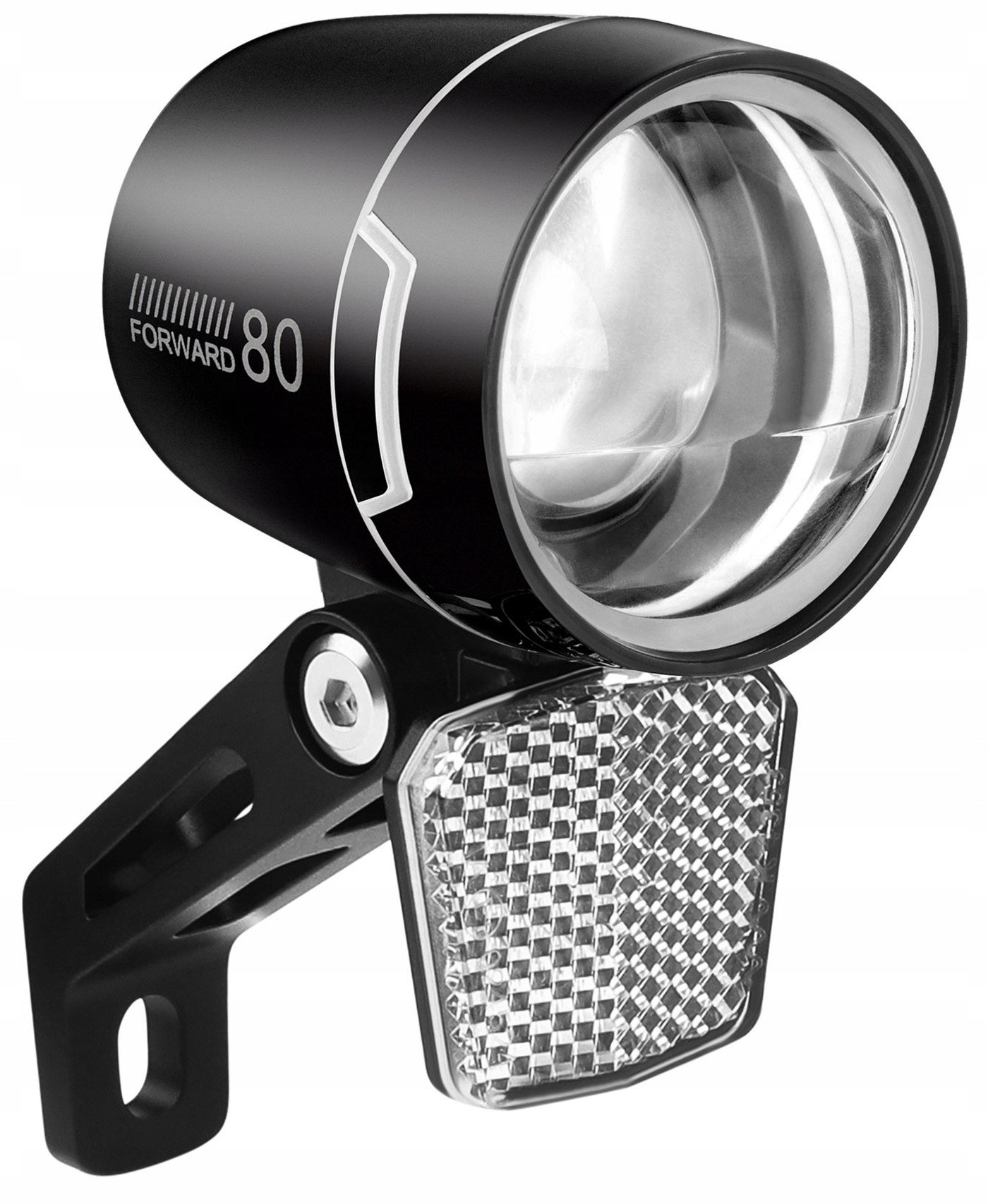 Lampa przód Verso 100 LUX do E-Bike prądnica 6V-48V Uniwersalny