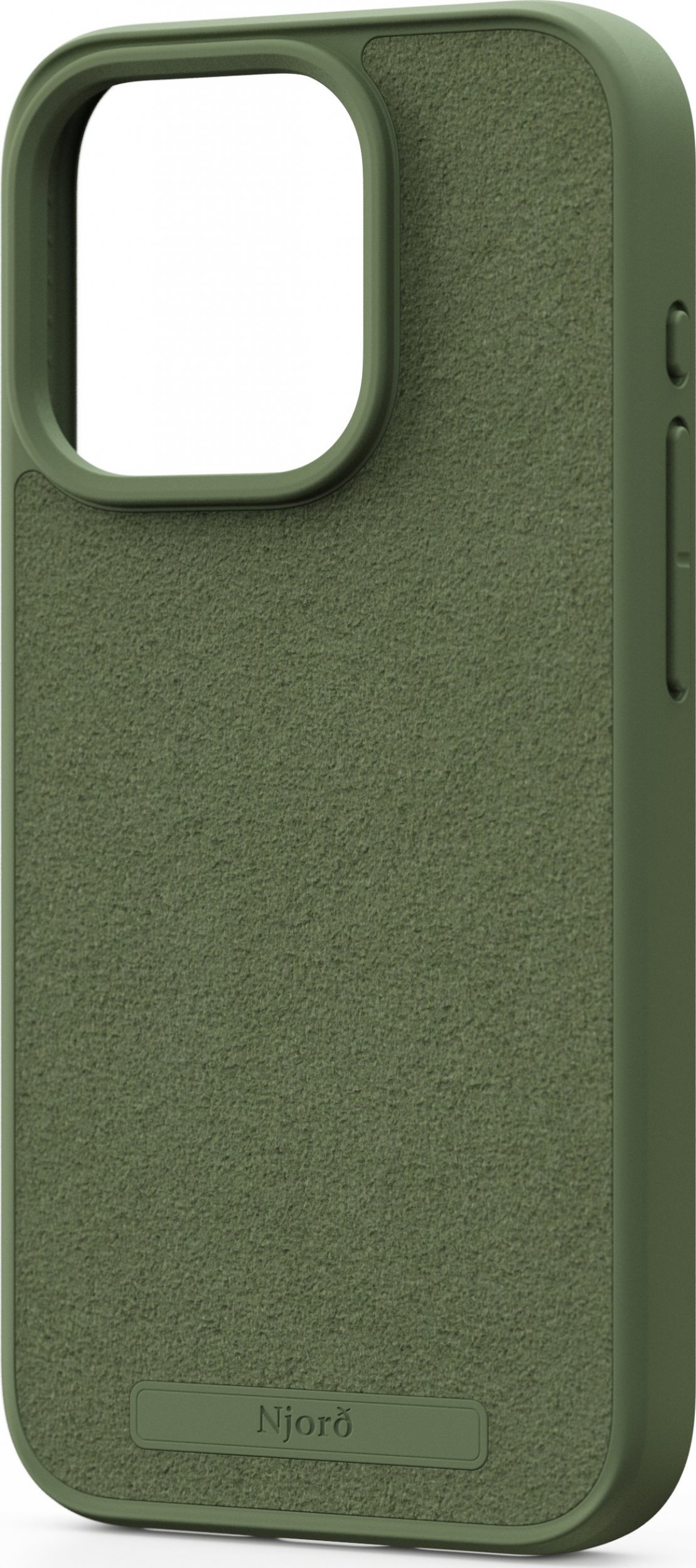 Njord by Elements Etui do iPhone 15 Pro MagSafe zamsz Oliwkowe