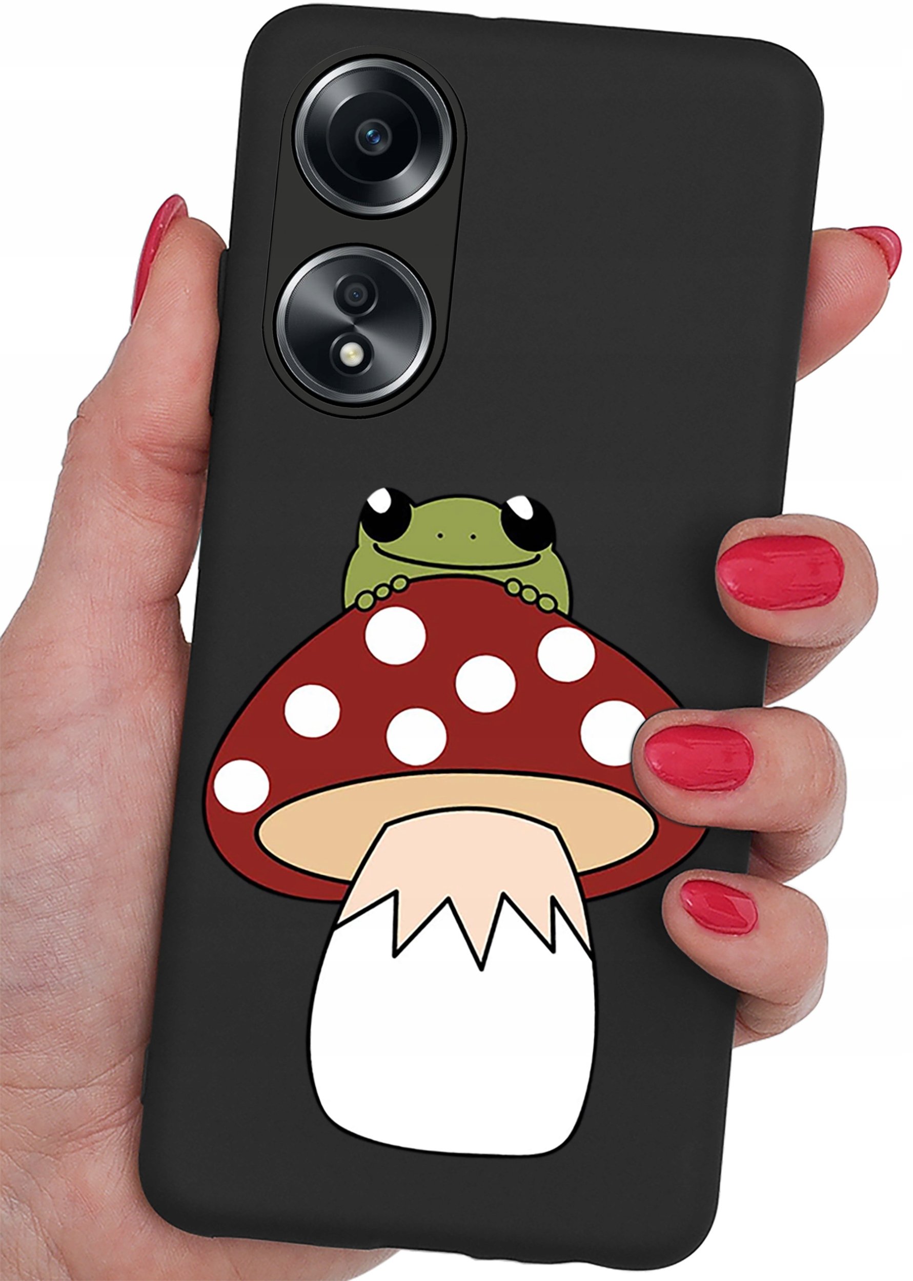 Etui do Oppo A38 4G CASE WZORY SOFT MATT PLECKI + SZKŁO OCHRONNE 9H