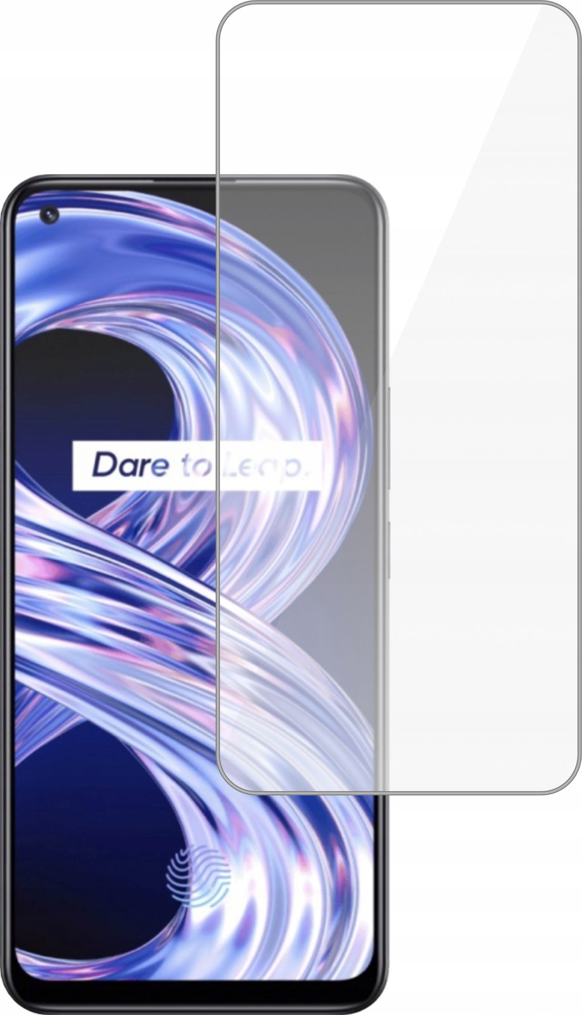 etumi Szkło Hartowane 9H Do Realme 8 5G Szybka Na Ekran Szkiełko Ochronne Na Ekran Twarde Płaskie Przód / Ochrona Matrycy Telefonu Glas0329