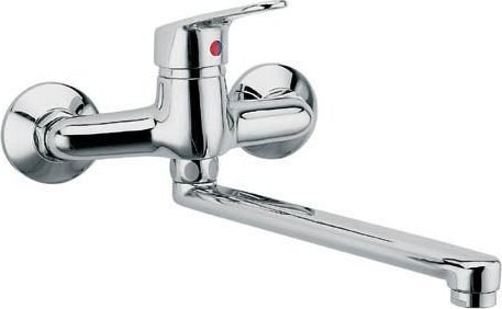 Bateria umywalkowa Ferro Bateria umywalkowa Smile ścienna chrom