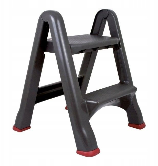 Taboret odcienie szarości 58 cm