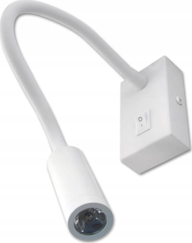 Kinkiet Masterled Leo LED kinkiet 1-punktowy biały do czytania