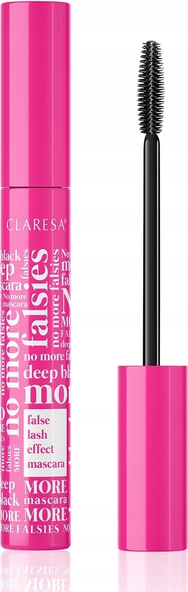 CLARESA_No More Falsies pogrubiający tusz do rzęs Mascara Efekt 10g