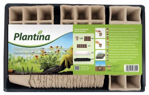 Zestaw do rozsad w mini szklarence 30 elementów