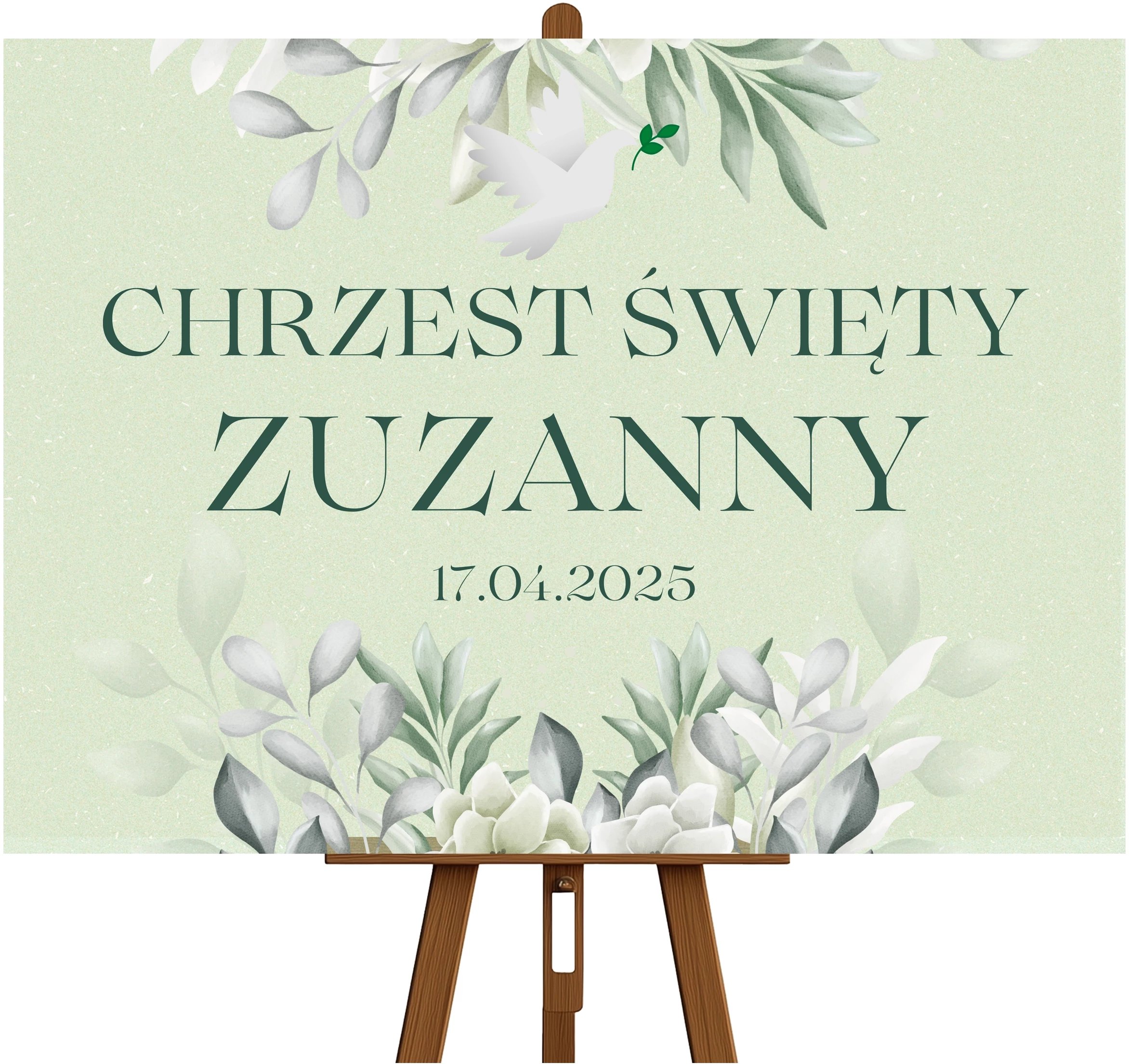 Tablica Powitalna na Chrzest Święty