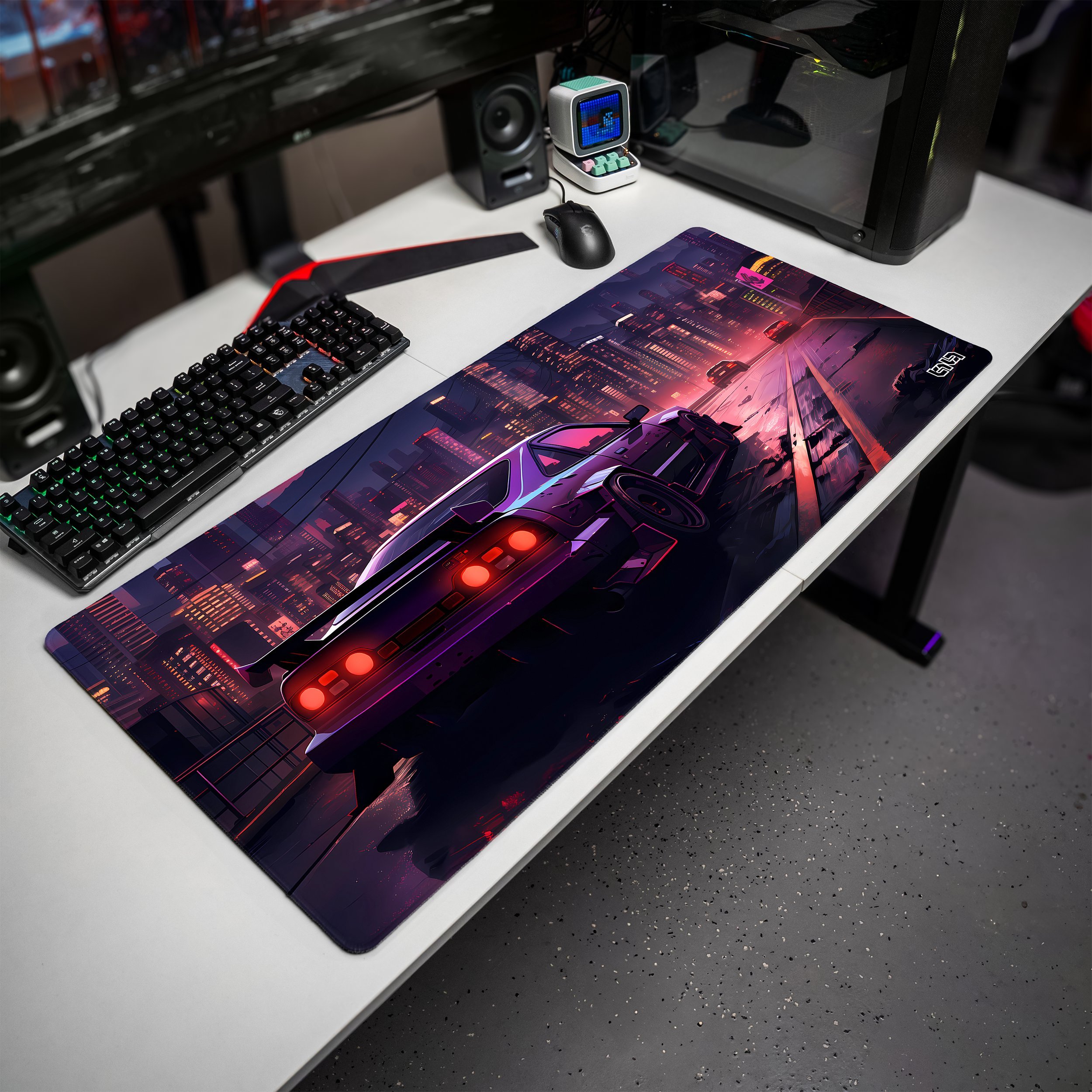 Podkładka Tilt PODKŁADKA POD MYSZ MYSZKĘ Yokohama Nocą 90x40 TILT XXL Duża XL Na biurko