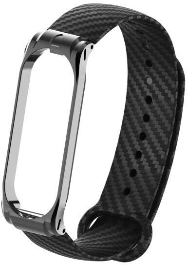 OPASKA PASEK DO XIAOMI MI BAND 3/4 CARBON