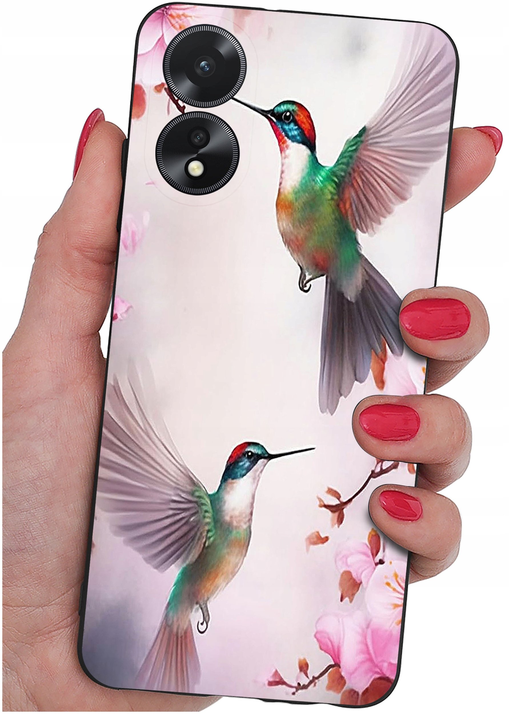 ETUI do Oppo A38 4G WZORY |SILIKONOWE MATT CASE + SZKŁO 9H