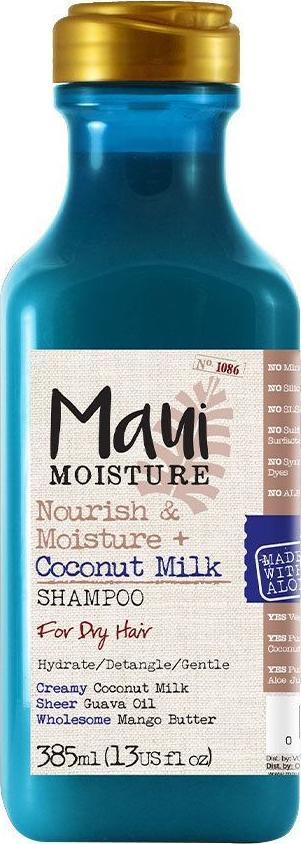 Maui Moisture MAUI MOISTURE_Nourish&Moisture+ Shampoo szampon do włosów suchych Coconut Milk 385ml