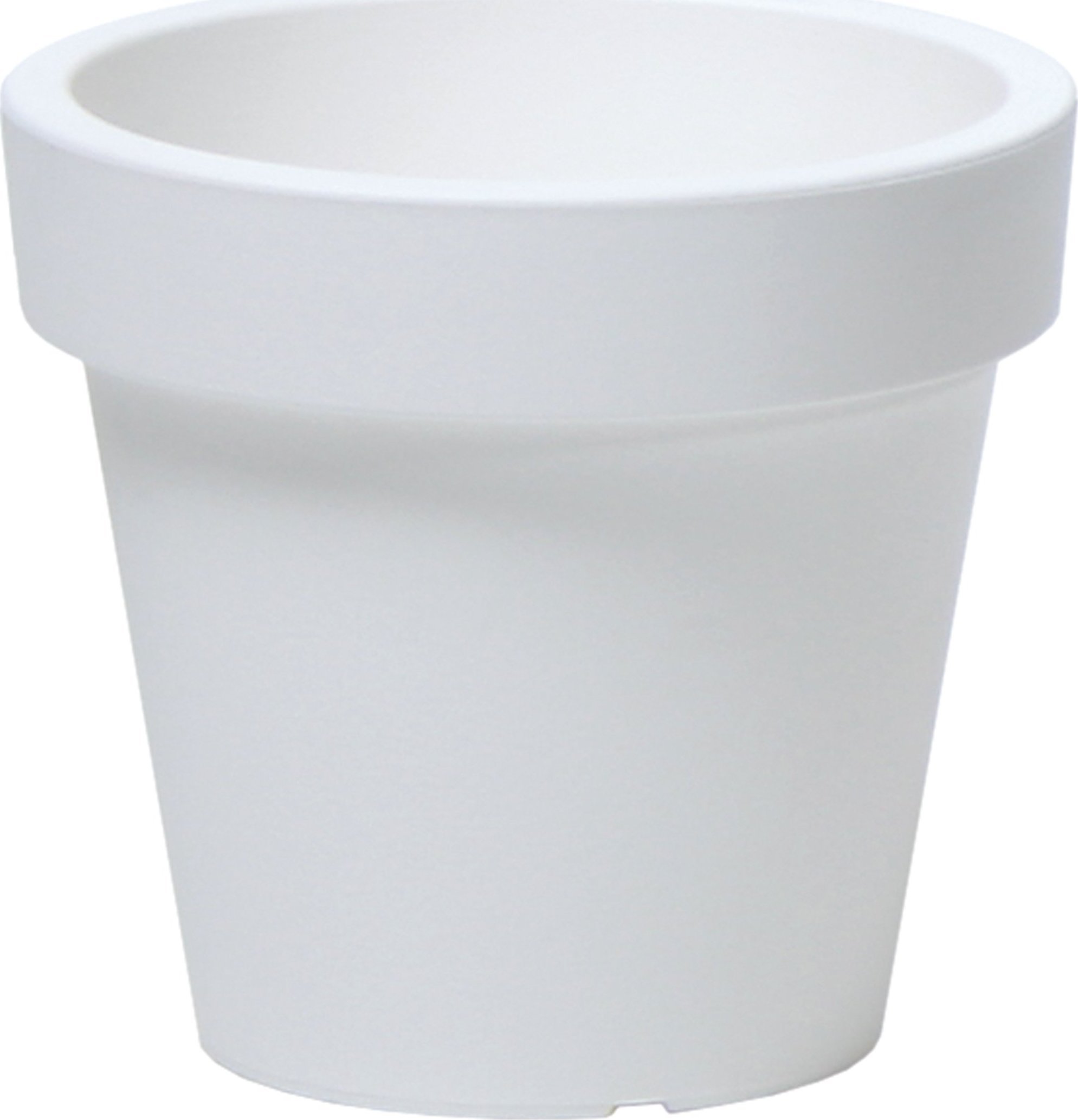 Prosperplast Doniczka okrągła LEXO ROUND DLR1000-S449, Kolor Biały, Prosperplast, Wymiary 100x915 cm